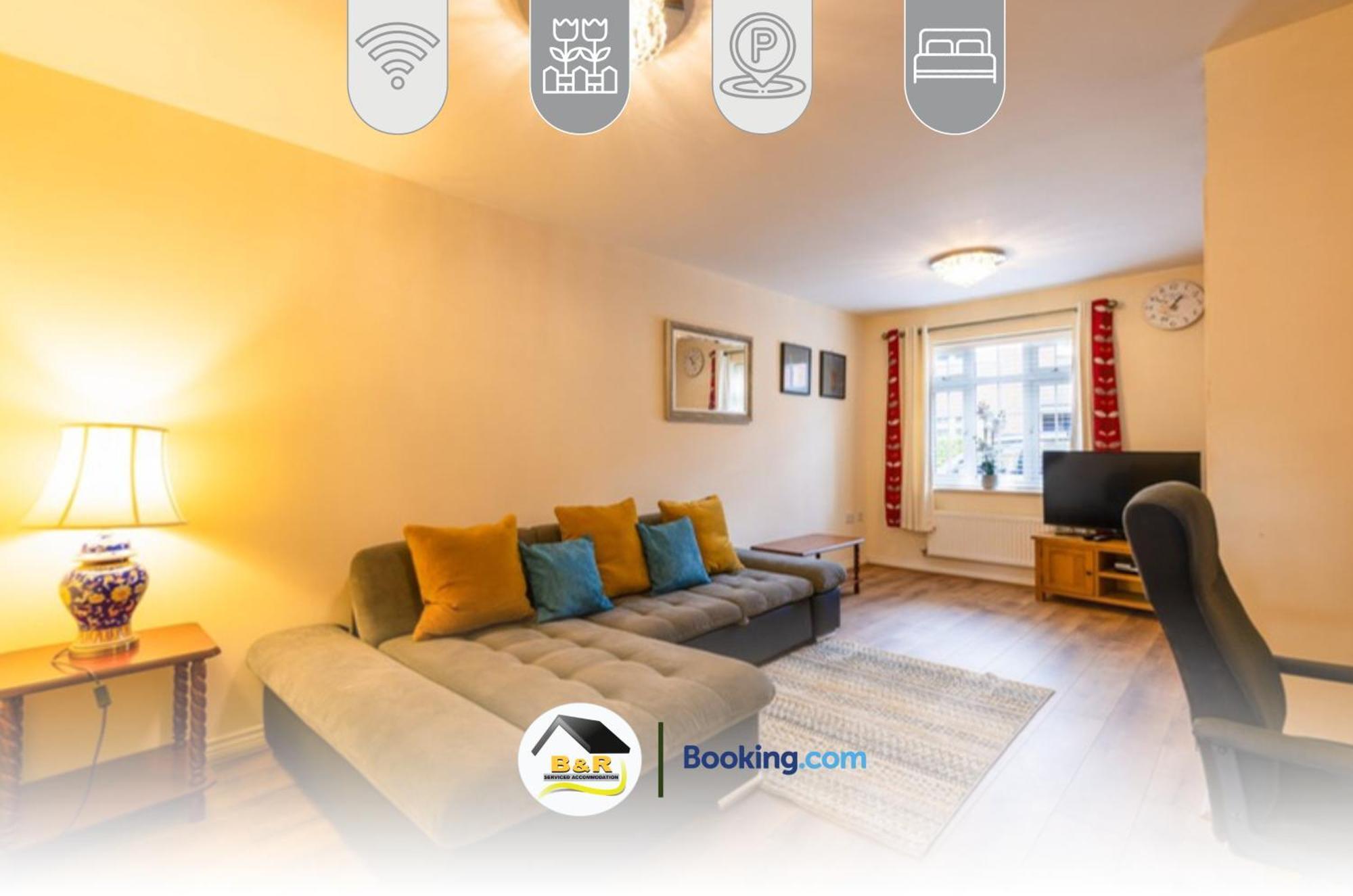 3 Bedroom House By B And R Serviced Accommodation Amesbury With Super Fast Wi-Fi 145Mbps Exterior foto